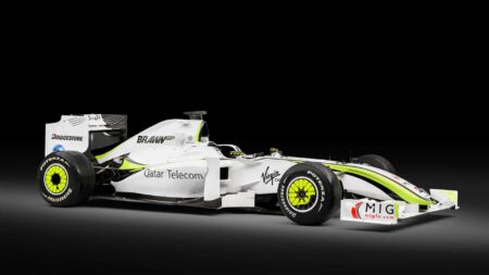 Brawn F1 car owned by Button to be sold at Miami this weekend