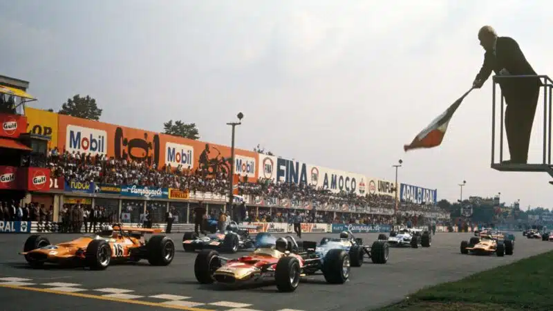 1969 Italian GP race start