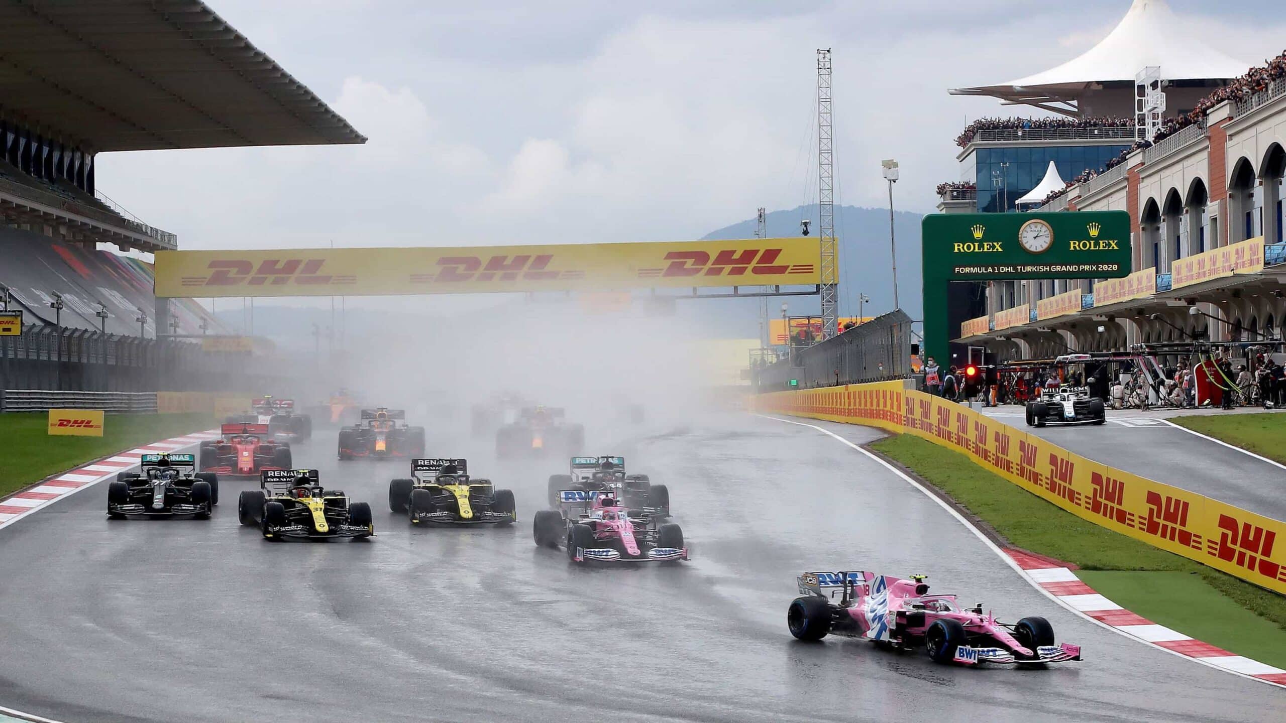 2020 Turkish GP race start