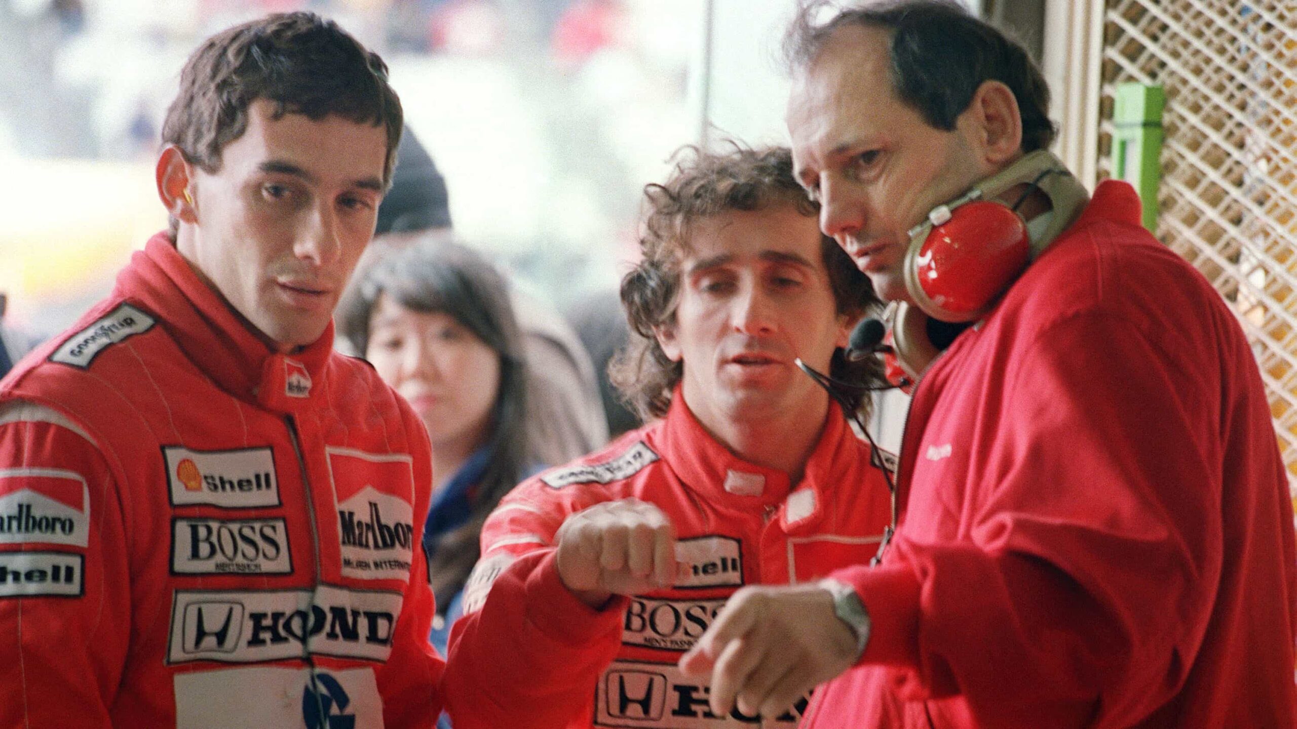 Ayrton Senna and Alain Prost