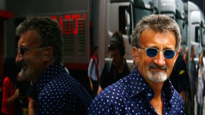 Eddie Jordan in F1 paddock