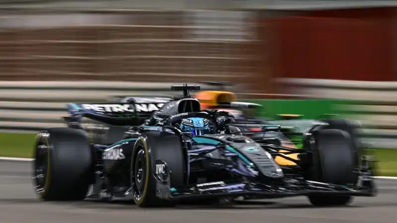 George Russell passes Max Verstappen in 2025 F1 preseason testing