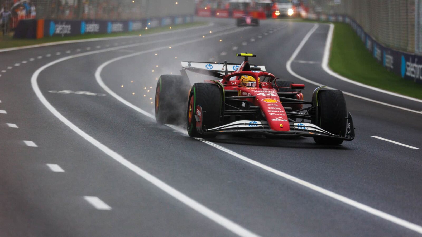 Although it was no walk in the Park for Lewis, there were plus points about his debut drive for Ferrari