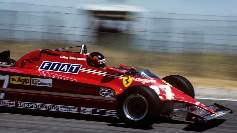 Gilles Villenuve at the Spanish GP 1981