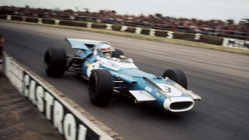 Jackie Stewart aboard Matra MS80 British GP 1969