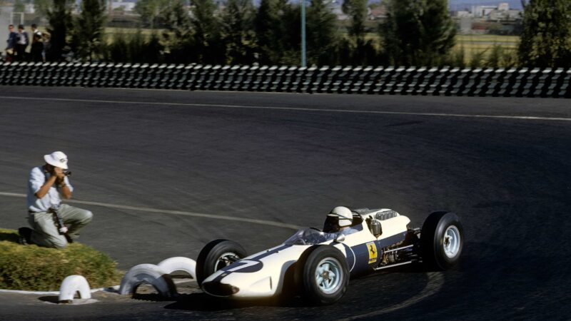 Mexican GP Blue and White Ferrari