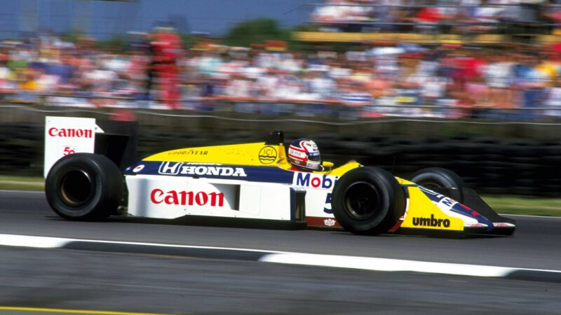 Nigel Mansell in the Williams