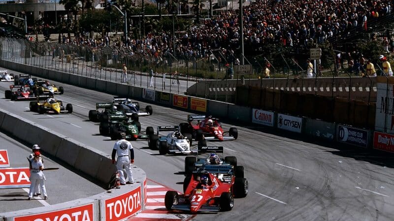 Tambay leads from pole with John Watson