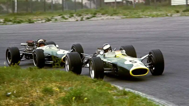 Clark leads Brabham