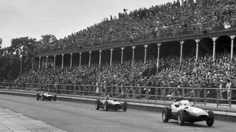 Tony Brooks Ferraris, Mike Hawthorn and Peter Collins