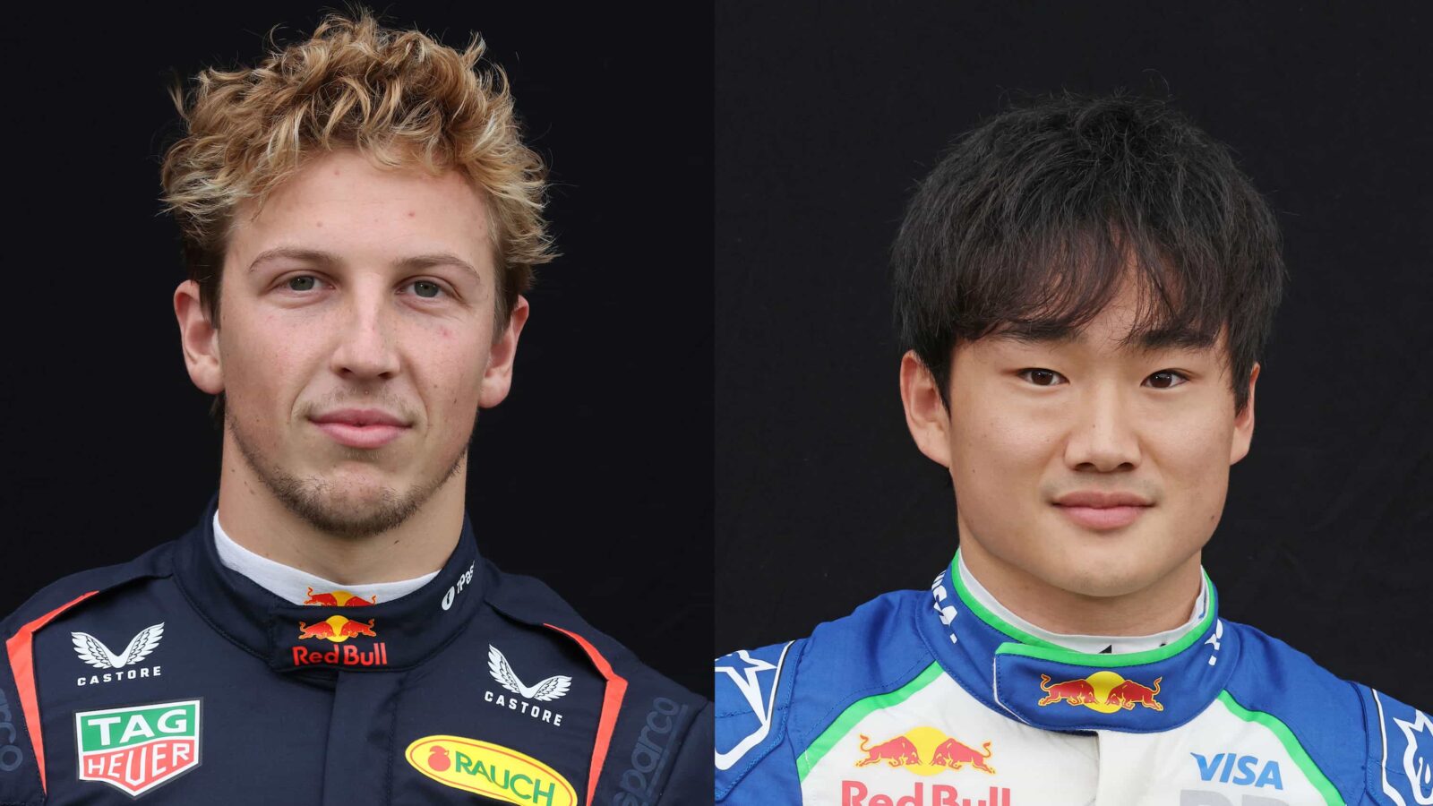 Yuki Tsunoda and Liam Lawson