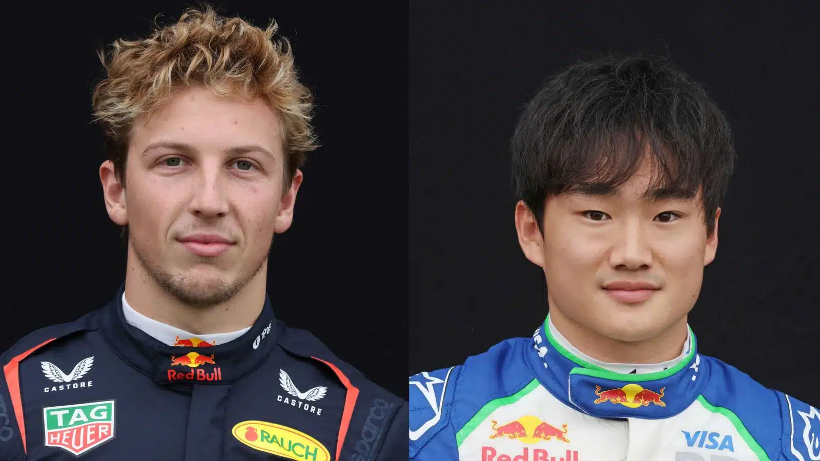 Yuki Tsunoda and Liam Lawson