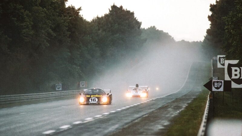 The Rondeau M379 was up against stiff competition in the wet from Joest’s 908/80