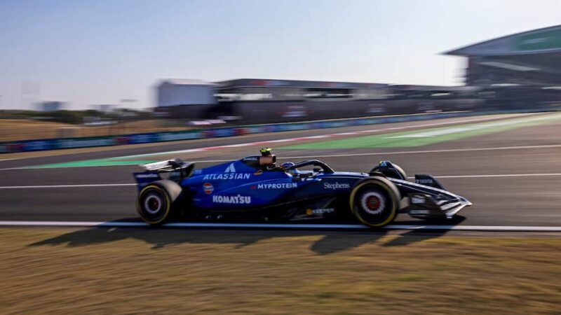 Carlos Sainz during practice for the 2025 Chinese Grand Prix