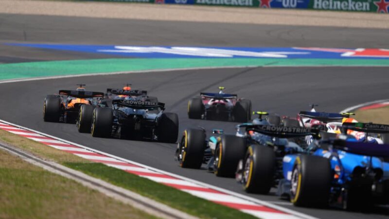 The start of the Chinese GP