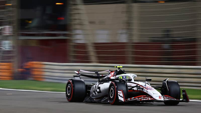 Oliver Bearman during practice for the 2025 Bahrain Grand Prix