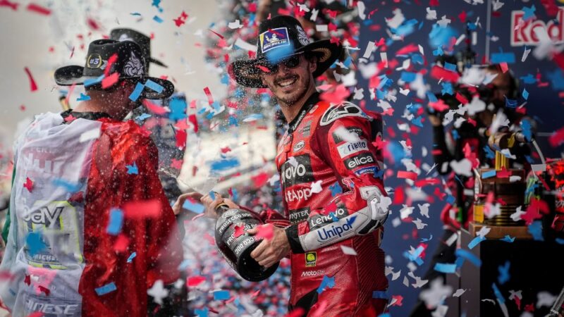 Francesco Bagnaia at the US GP