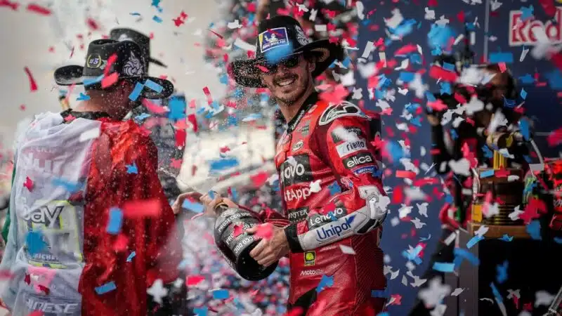 Francesco Bagnaia at the US GP
