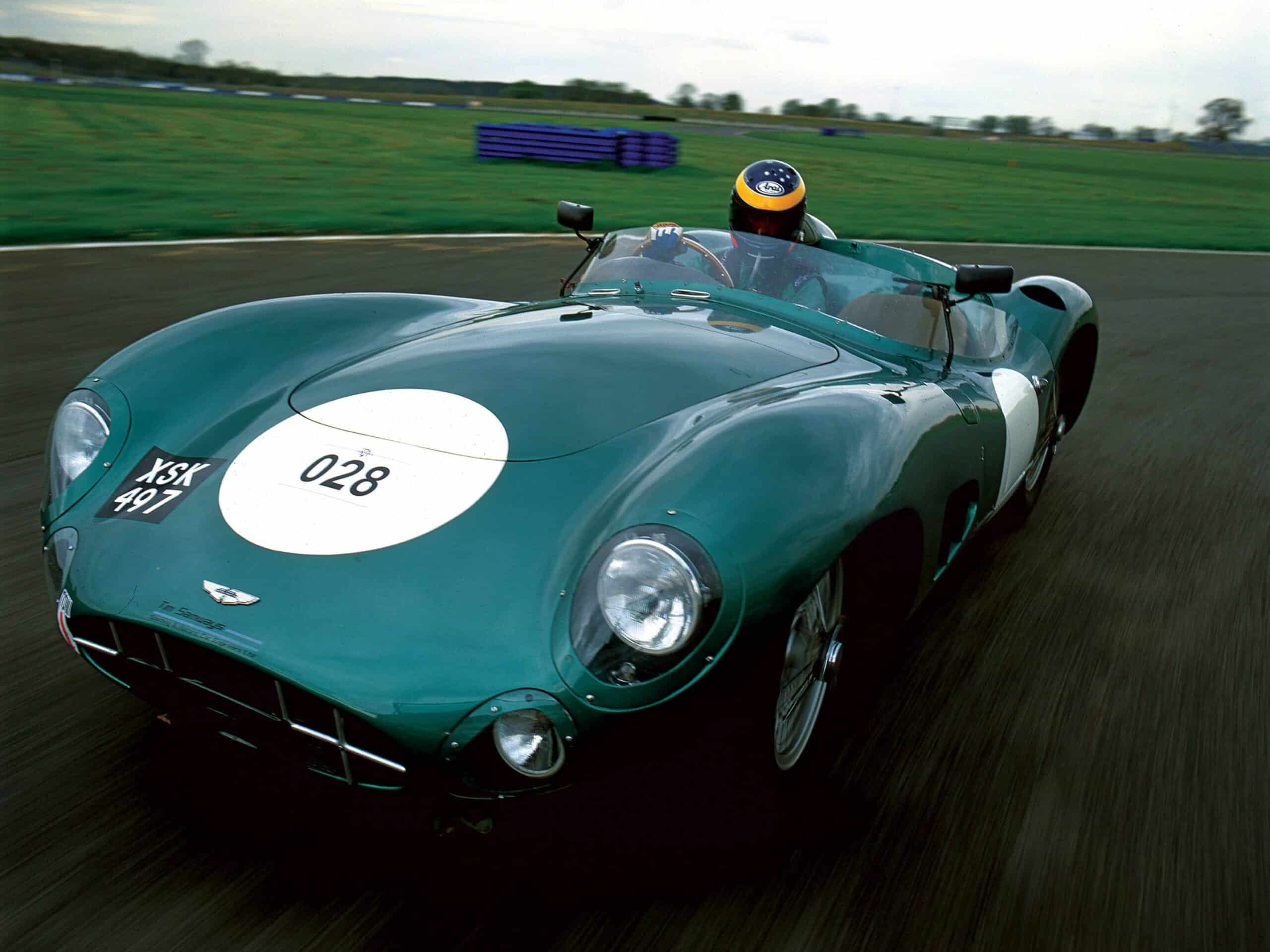 Aston Martin DBR1 on track