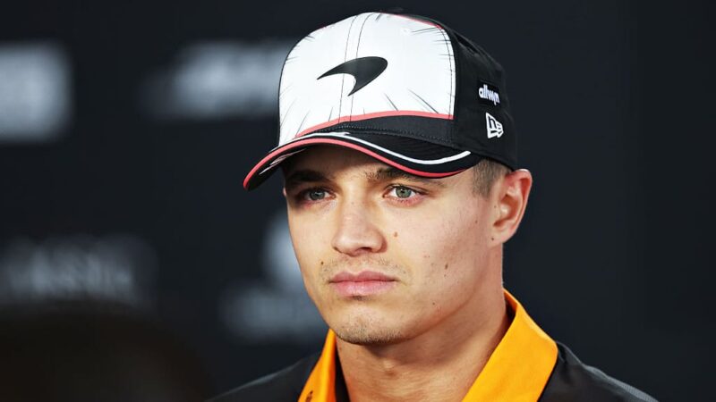 Lando Norris ahead of the Japanese GP