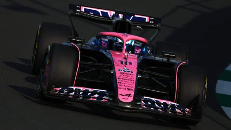 Pierre Gasly, Alpine, during Saudi Arabian GP practice