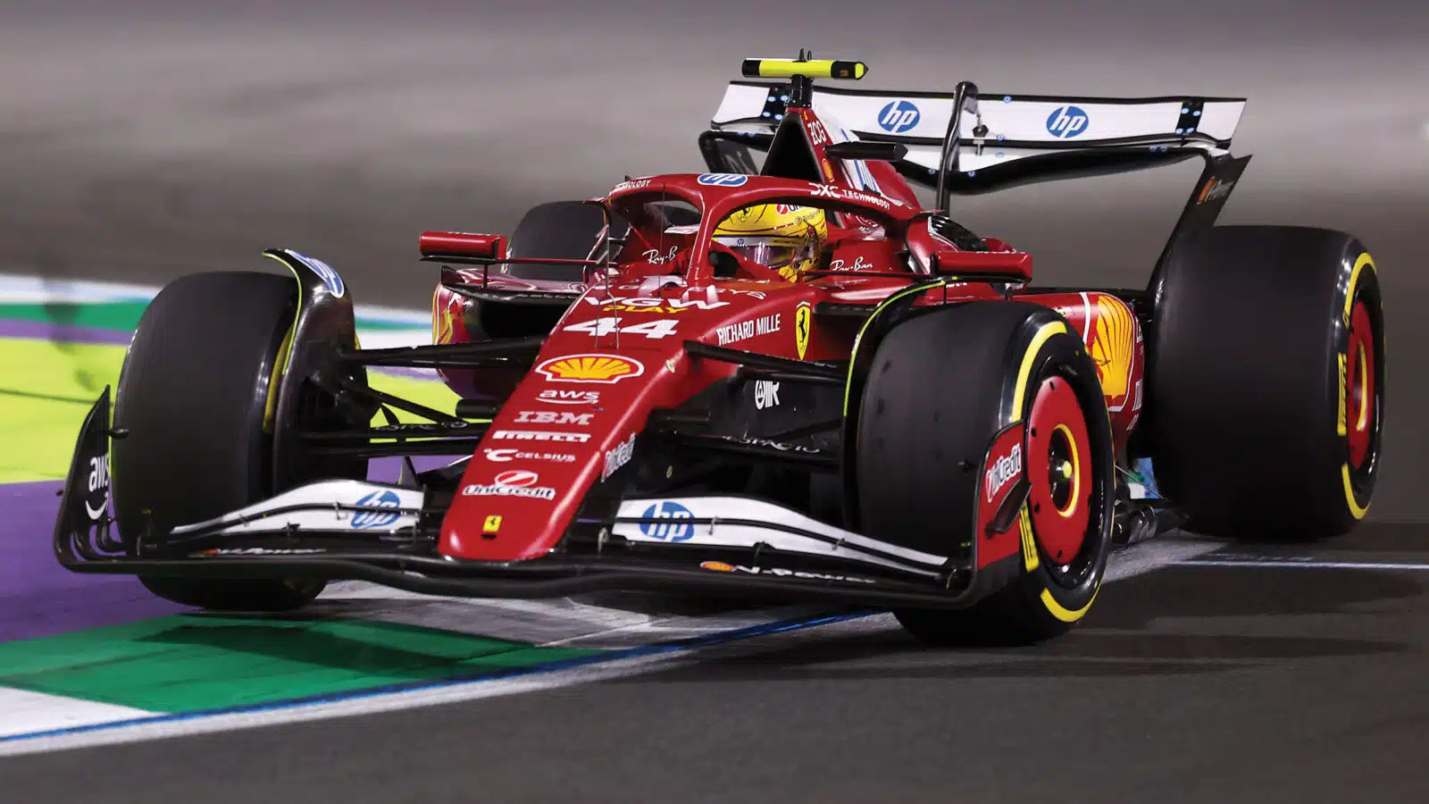 Lewis Hamilton at Ferrari