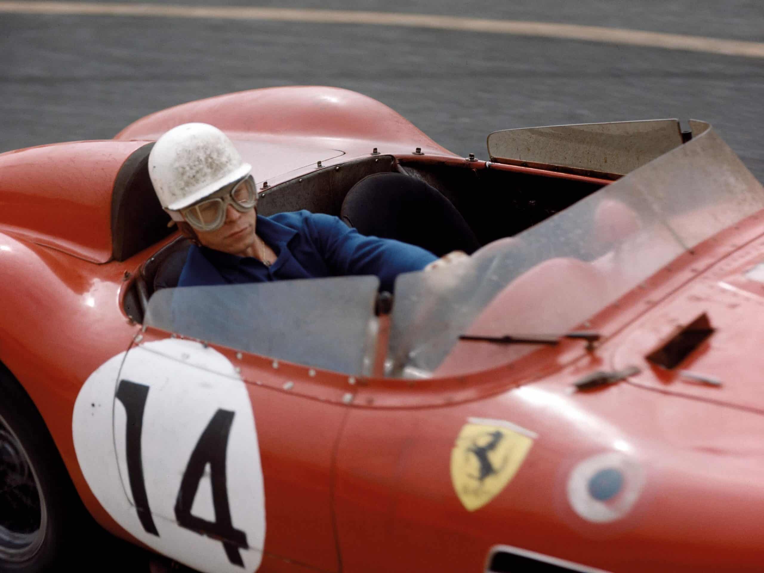 Olivier Gendebien behind the wheel