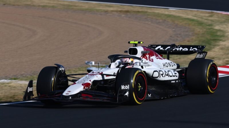 Yuki Tsunoda, Red Bull, during Japanese GP practice