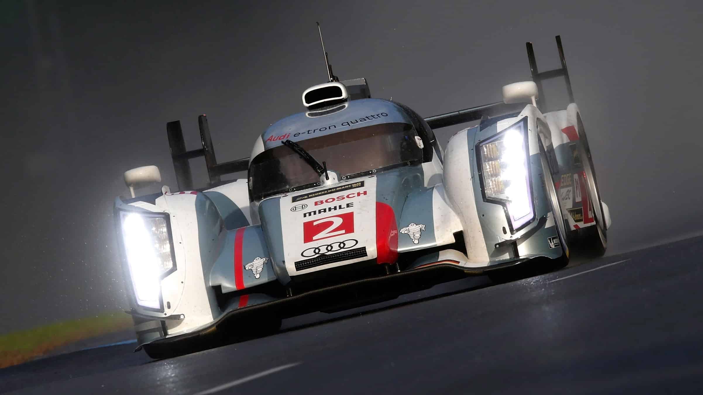 Tom Kristensen behind the wheel