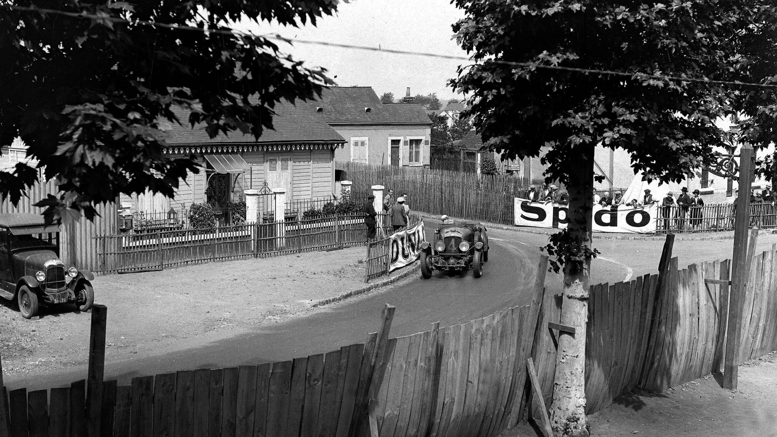 Woolf Barnato behind the wheel