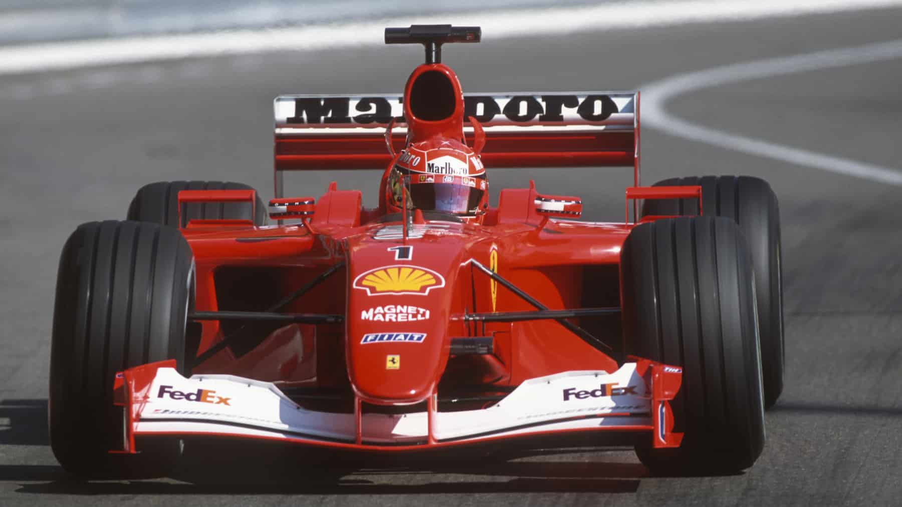 Michael Schumacher (Ferrari) in the 2001 Monaco Grand Prix
