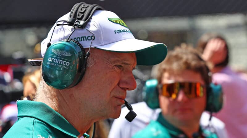 Adrian Newey (Aston Martin-Mercedes) before the 2025 Monaco Grand Prix