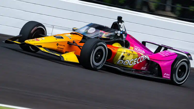 Devlin-DeFrancescos-Dogecoin-IndyCar-for-the-2025Indy-500