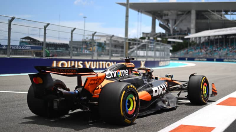 Oscar Piastri during Miami GP practice