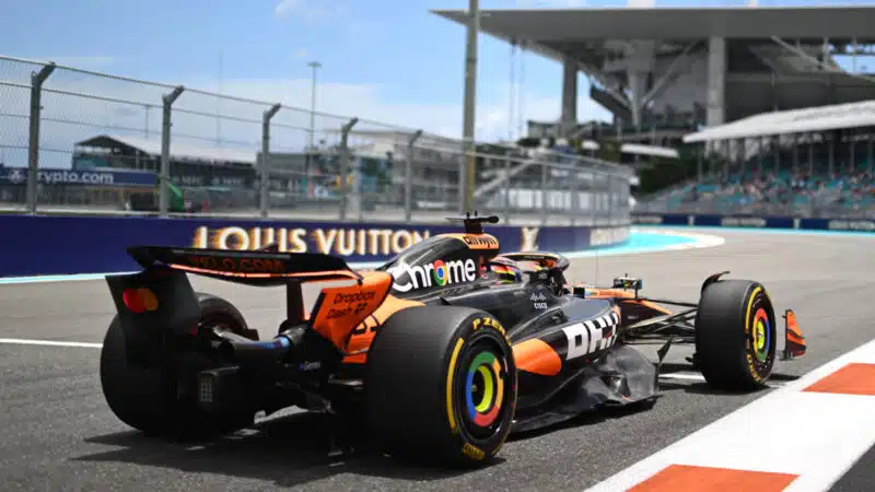 Oscar Piastri during Miami GP practice