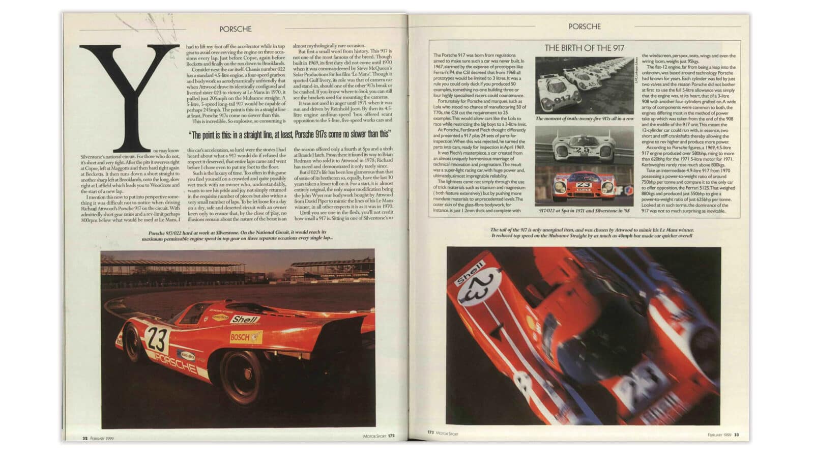 Motor Sport magazine February 1999