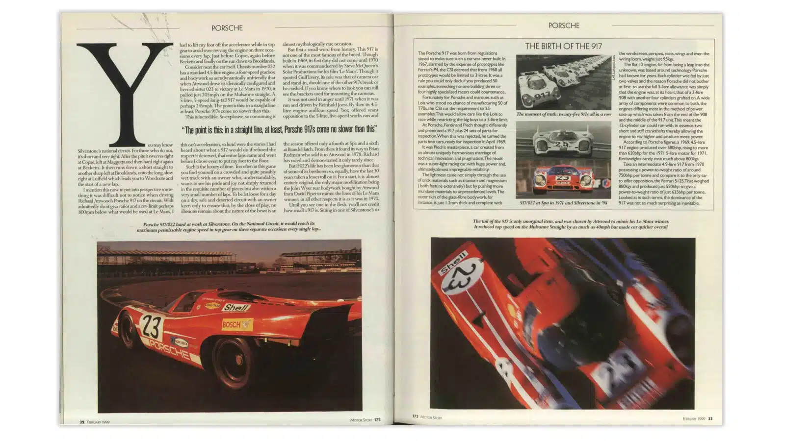 Motor Sport magazine February 1999
