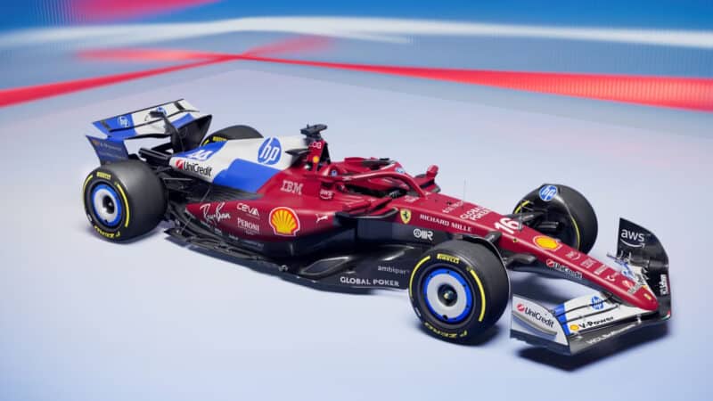 Ferrari's Miami GP livery