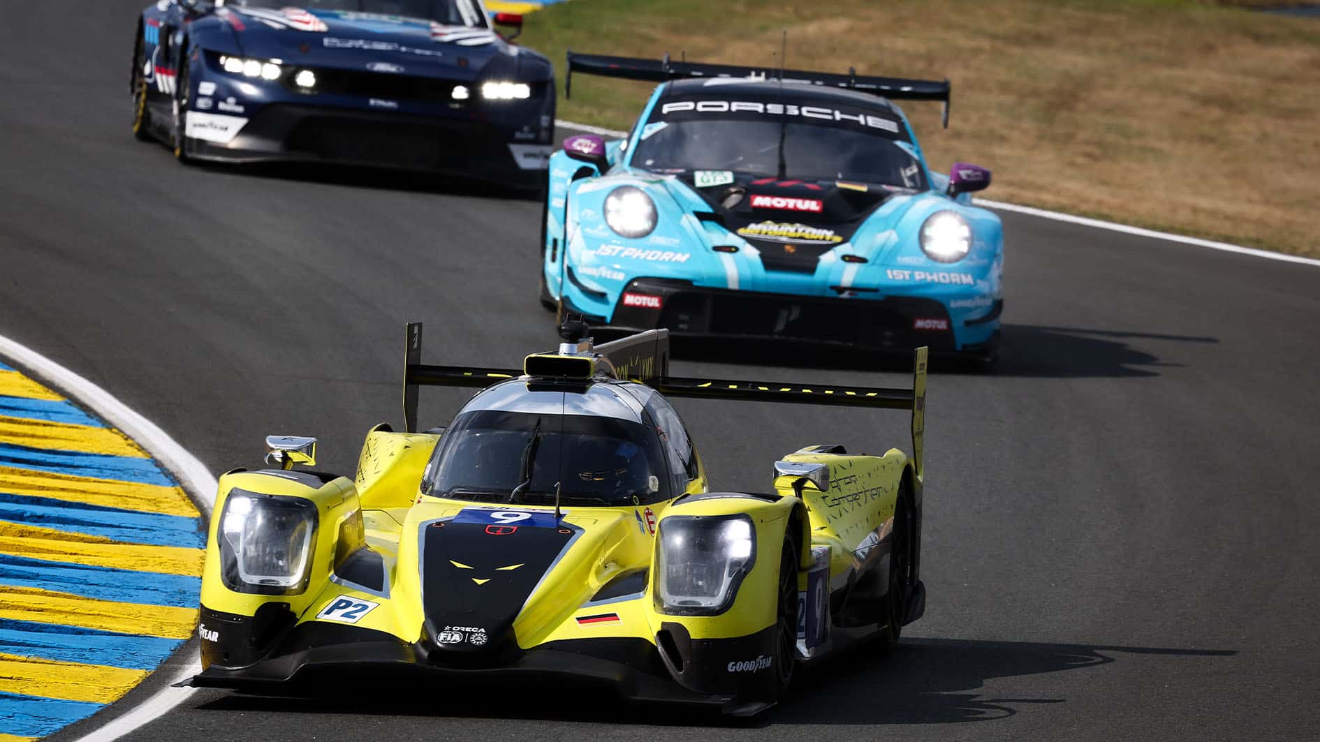 2025 Iron Lynx-Proton Oreca 07 Gibson of Jonas Ried, Maceo Capietto, and Reshad De Gerus in action during Test Day on June 8, 2025 in Le Mans