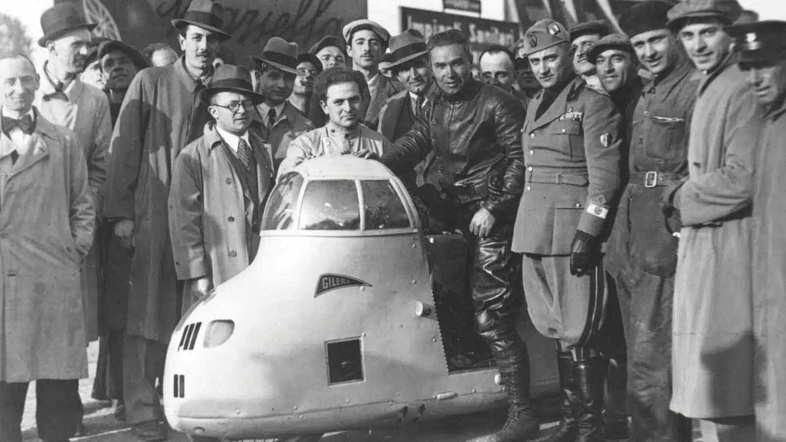 October 1937 Piero Taruffi with the Rondine