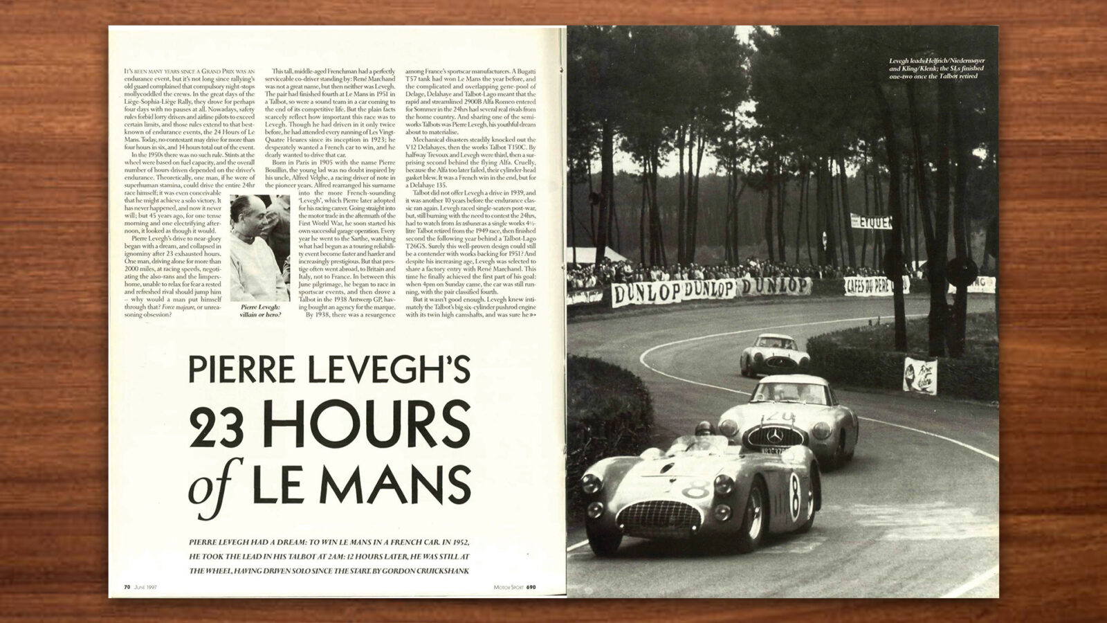 levegh’s 23 hours of le mans june 1997