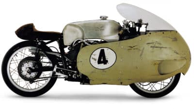 1956 Moto Guzzi 500cc V8 motorbike