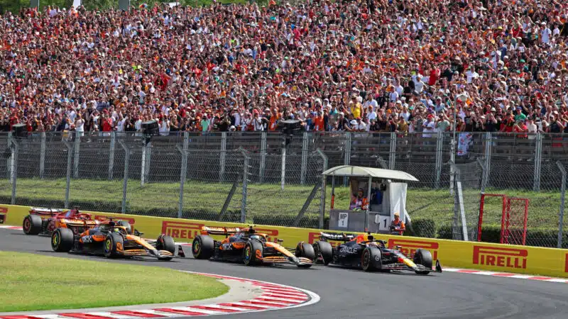The start of the 2024 Hungarian GP