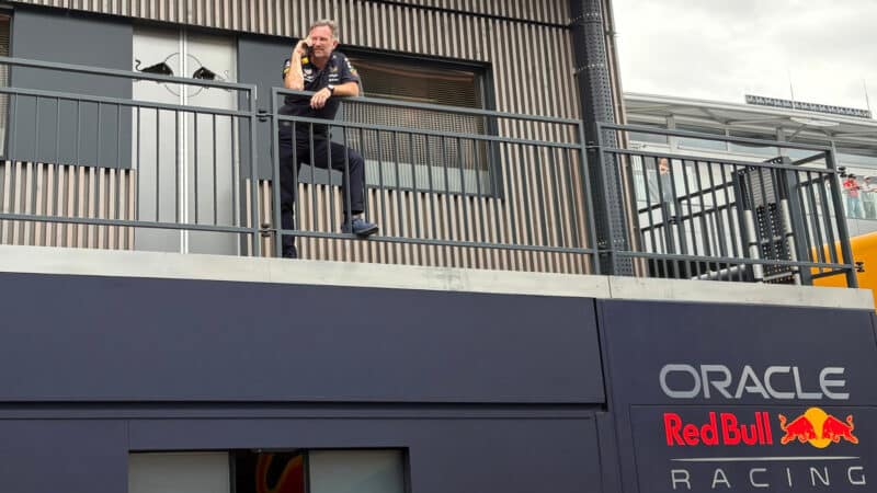 Christian Horner (Red Bull-Honda) before the 2025 Austrian Grand Prix