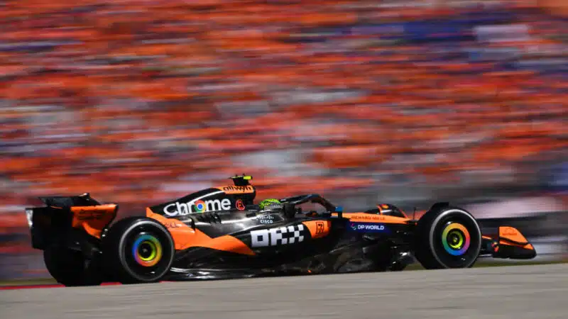 Lando Norris during the 2025 Austrian GP