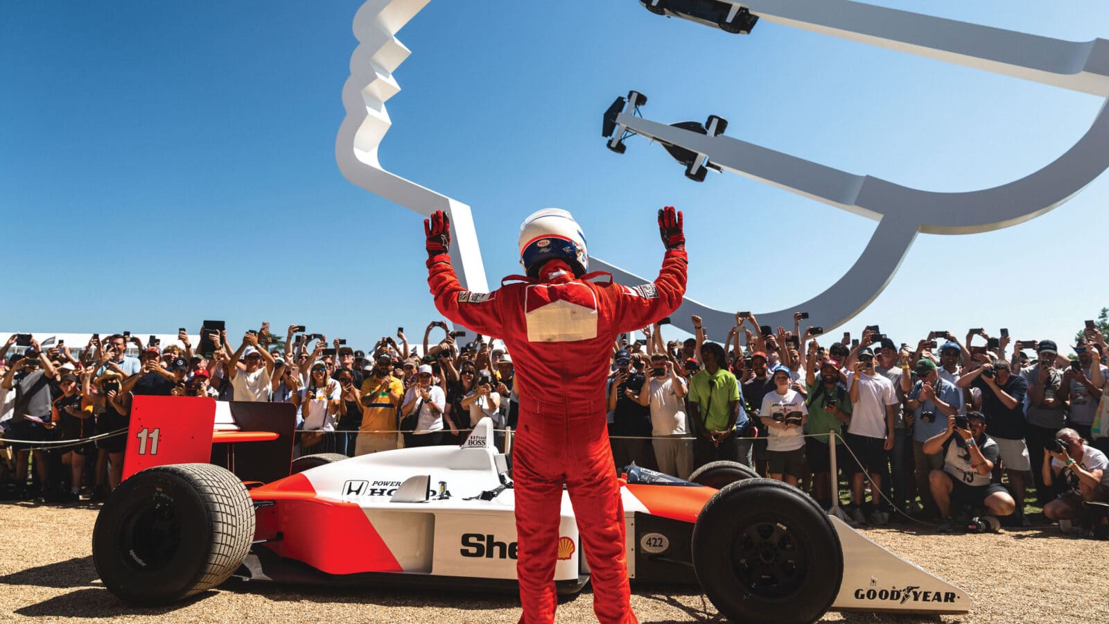 Alain Prost at the 2025 Festival of Speed