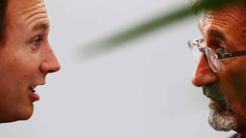 Christian Horner Eddie Jordan 2005