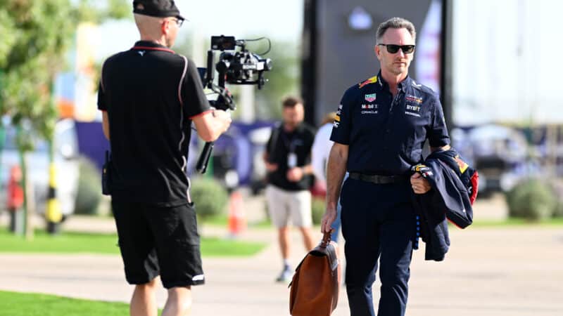 Christian Horner leaves F1 paddock at 2024 F1 Qatar GP