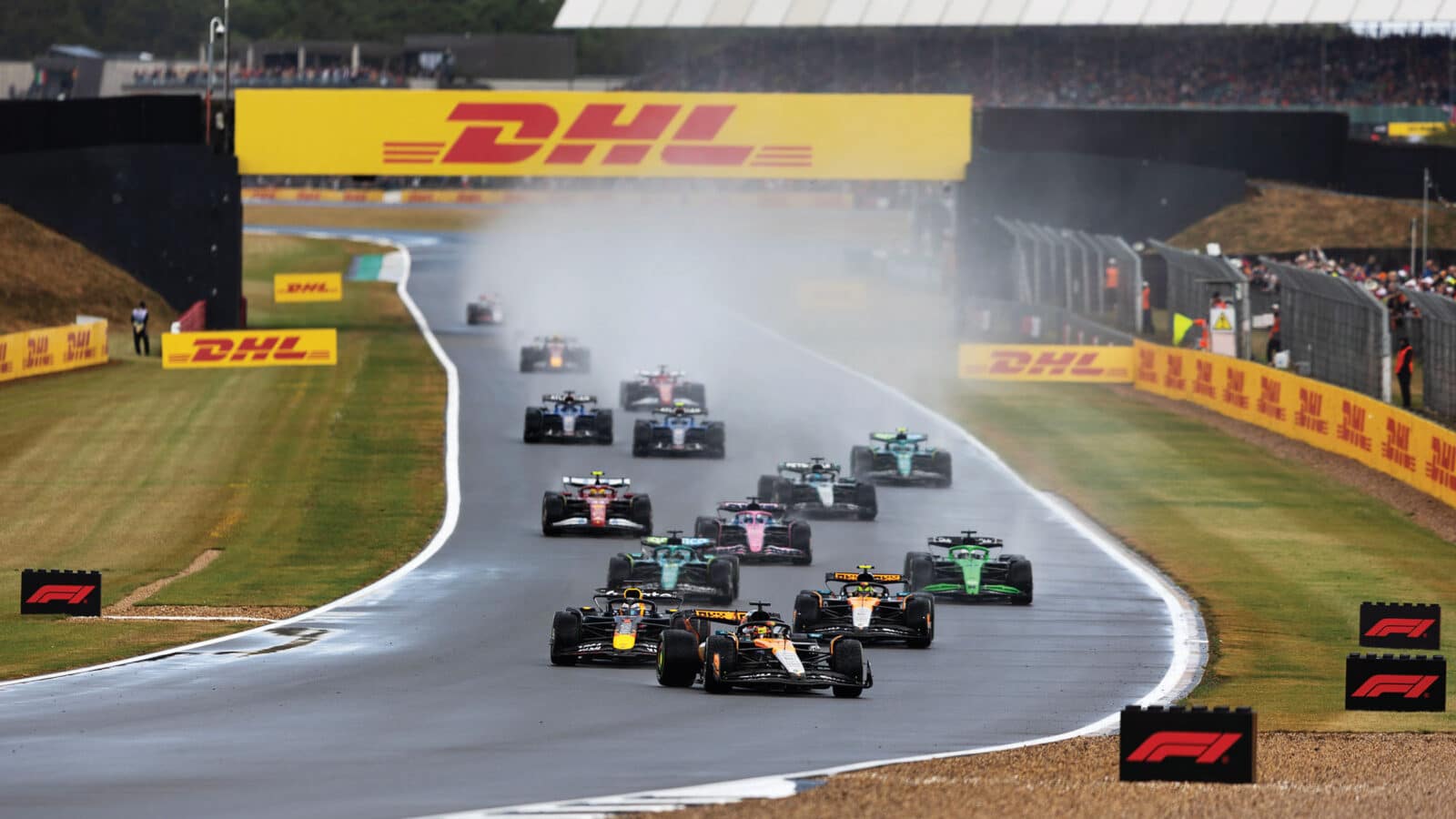 Oscar Piastri slammed on the anchors under a safety car at Silverstone – to Max Verstappen’s surprise