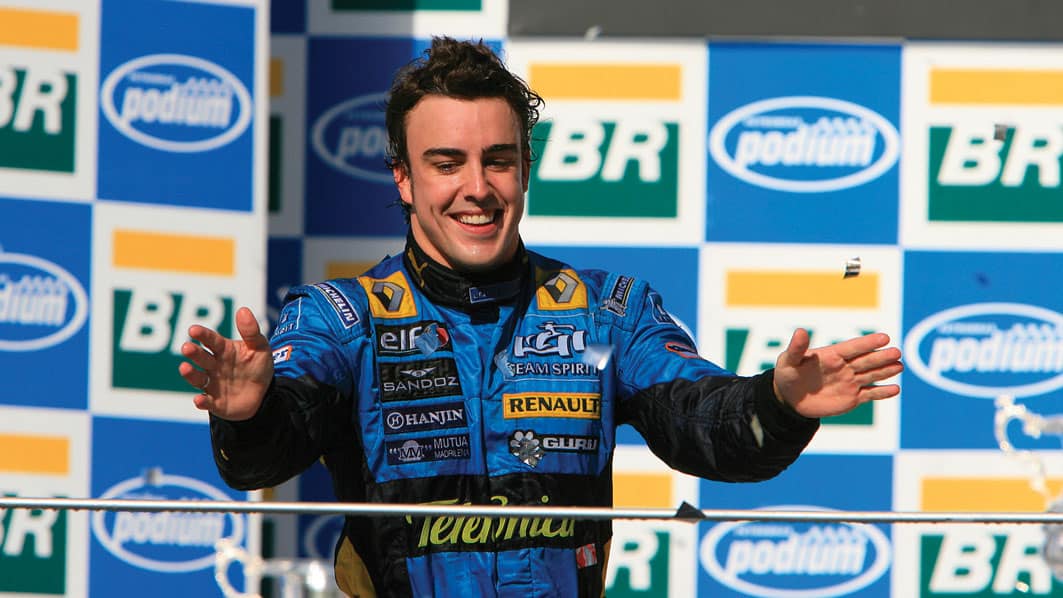 Fernando Alonso with Renault